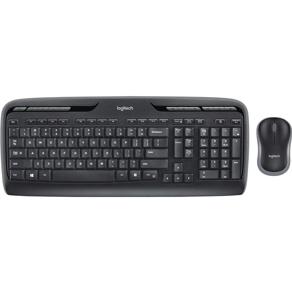 Logitech MK320 Wireless Keyboard and Mouse Combo for Windows, 2.4 GHz