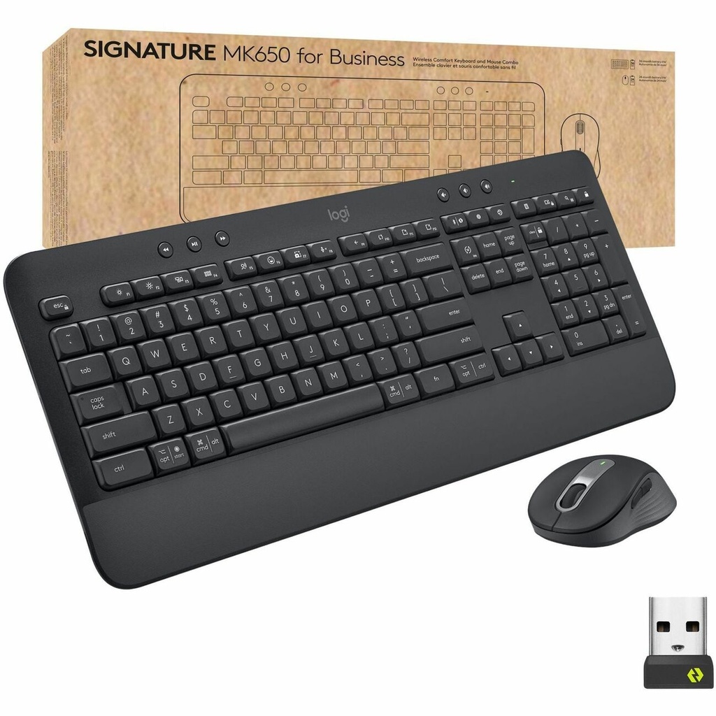 Logitech Signature MK650 Combo for Business, Wireless Mouse and Keyboa
