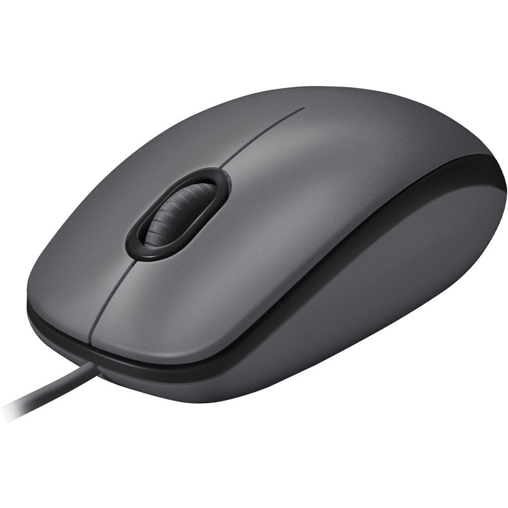 Logitech M100 Wired USB Mouse, 3-Buttons,1000 DPI Optical Tracking, Am