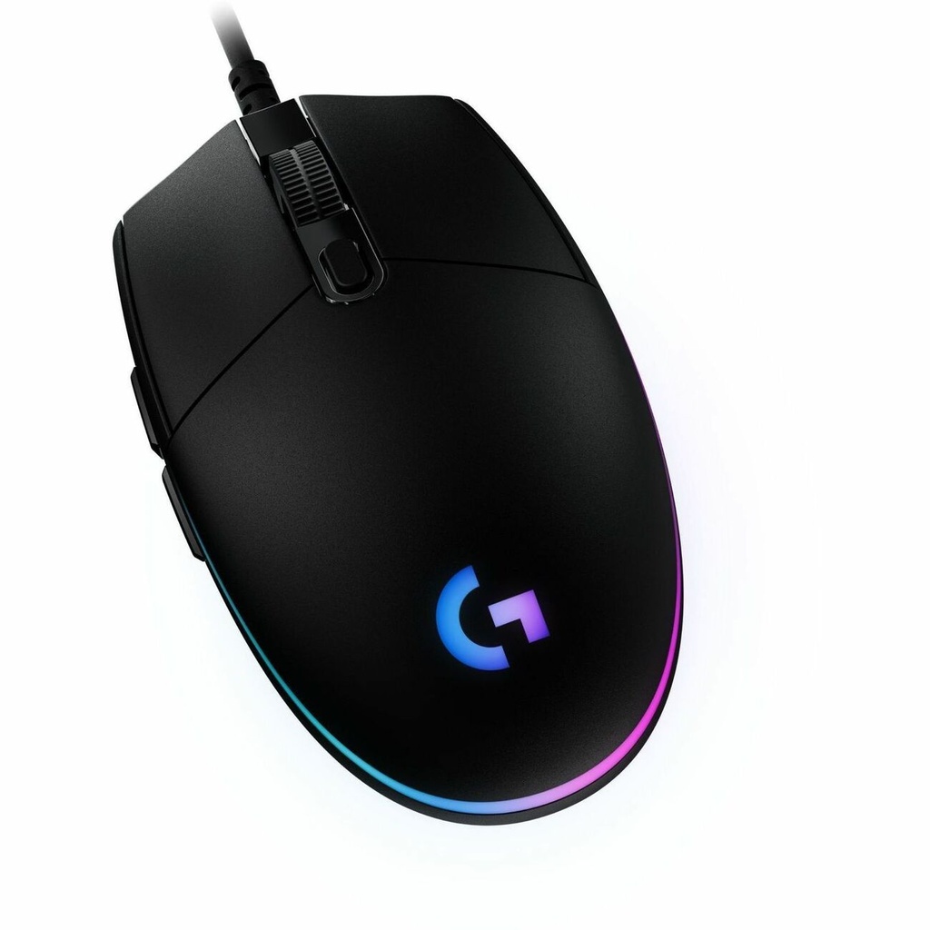 Logitech G203 Wired Gaming Mouse, 8,000 DPI, Rainbow Optical Effect LI