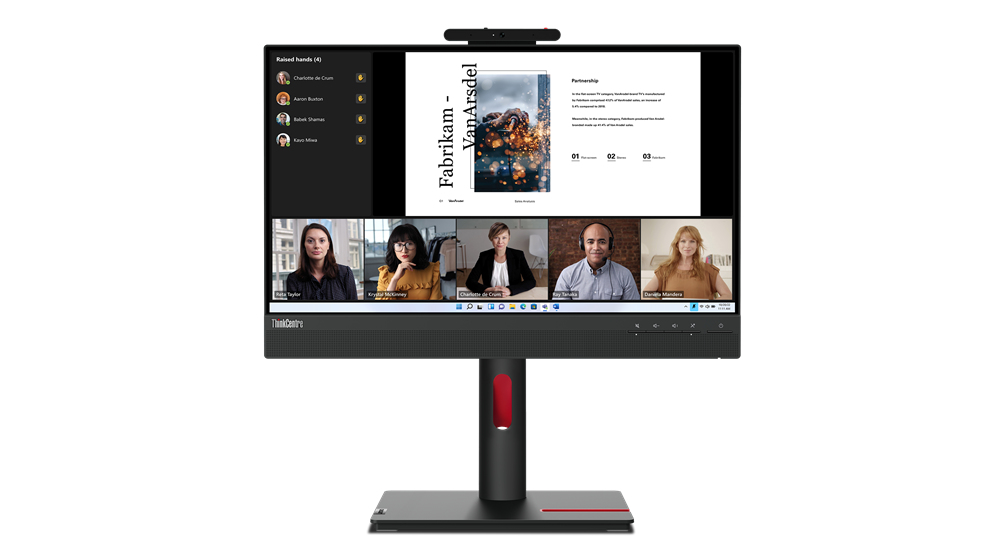Lenovo ThinkCentre Tiny-In-One 22 Gen 5 22" Class Webcam Full HD LED M