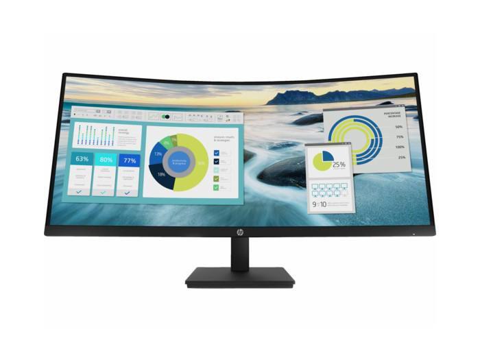 HP P34hc G4 WQHD Curved Monitor - 34Inch - 21:9 - 5ms - WQHD (3440 x 1