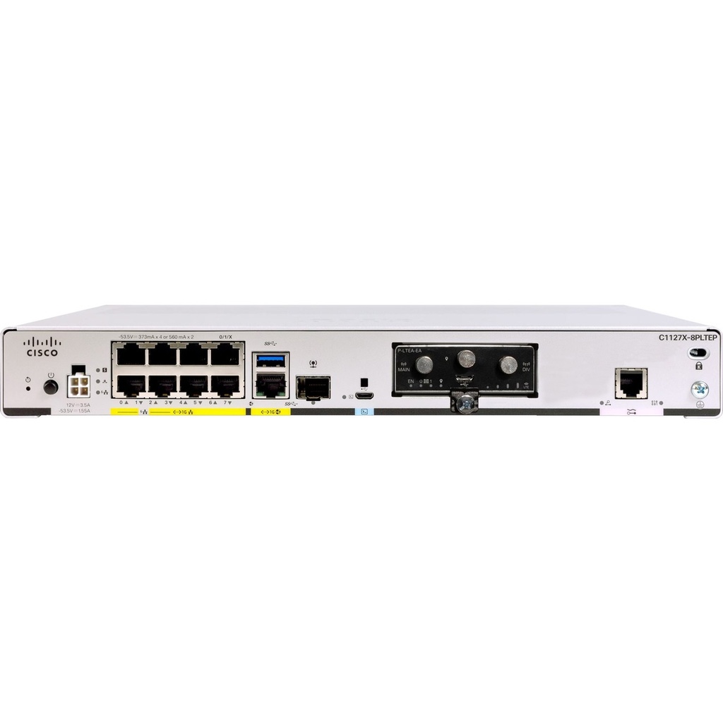 Cisco C1127X-8PLTEP Ethernet, Cellular, ADSL, VDSL2+ Modem/Wireless Ro