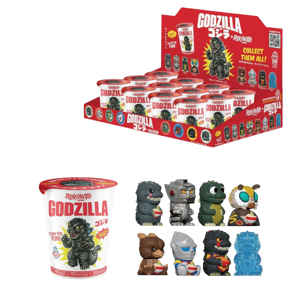 Godzilla Ramen Cup Figures Blind Boxes - Single Blind Box (Random)