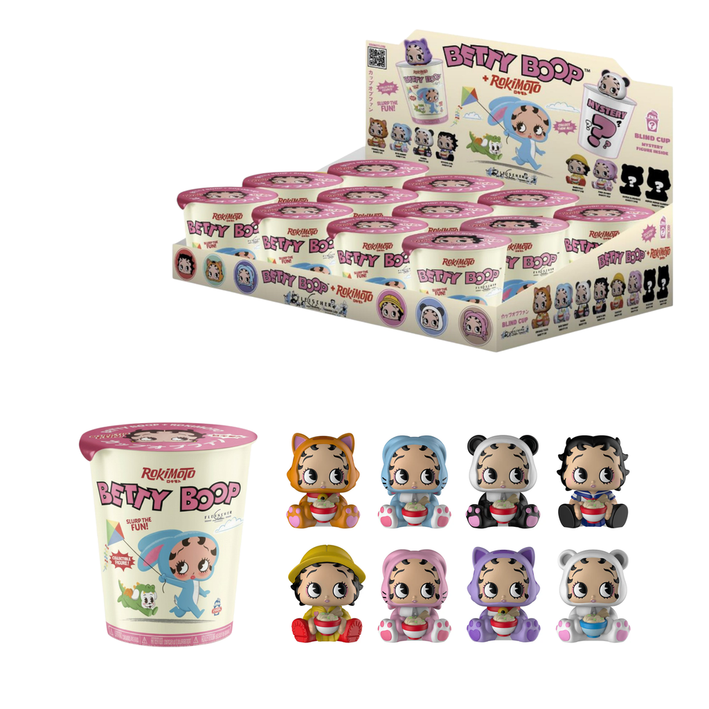 Betty Boop Ramen Cup Figures Blind Boxes - Single Blind Box (Random)