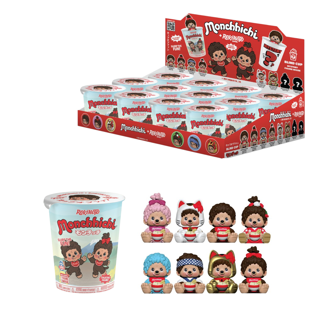 Monchhichi Ramen Cup Figures Blind Boxes - Single Blind Box (Random)
