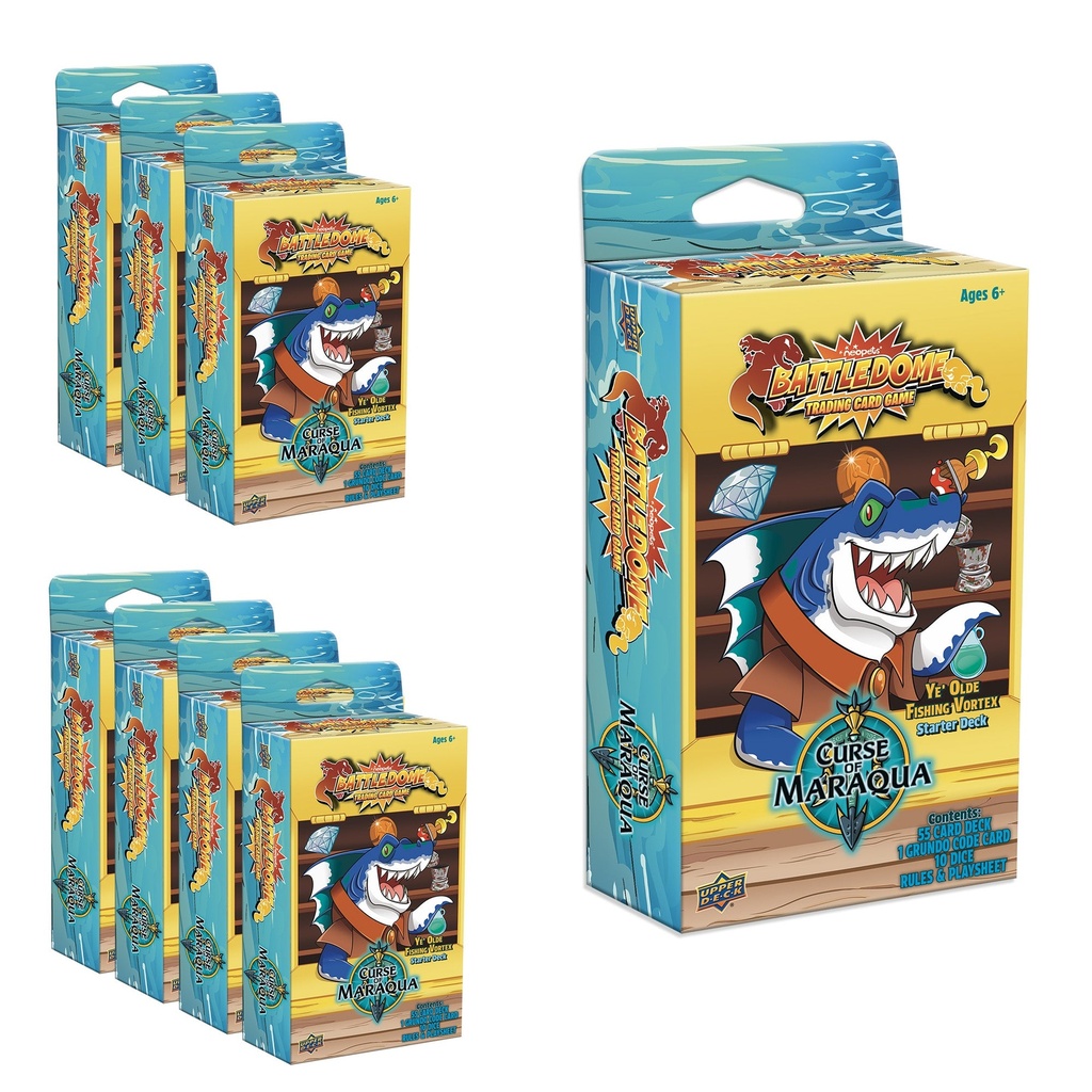 Neopets Battledome TCG Curse of Maraqua — Ye Olde Fishing Vortex Starter Deck (55 cards)