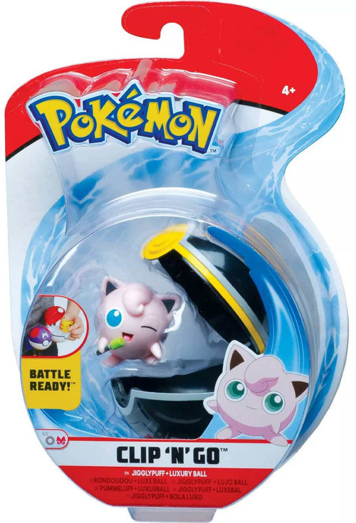 Jigglypuff (Clip 'N' Go, Luxury Ball + 2-inch figure)