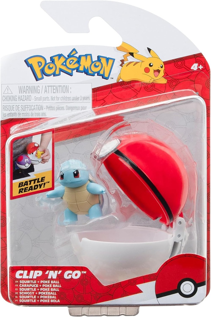 Squirtle (Clip 'N' Go, Poke Ball + 2-inch figure)