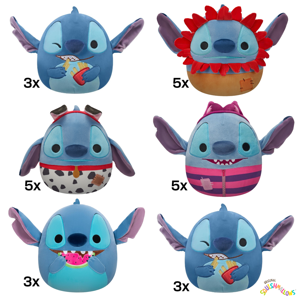 [XY-T00874] Stitch 8" Plush Assortment 24 Pack