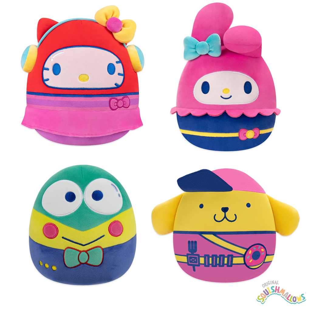 [XY-T01231] Hello Kitty Kawaii Arcade 8" Plush Assortment 4 Pack