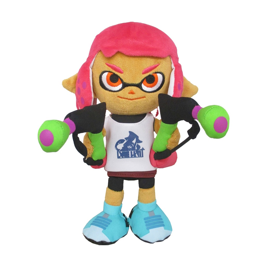 [XY-T1016] Inkling Girl Neon Pink 9" Plush