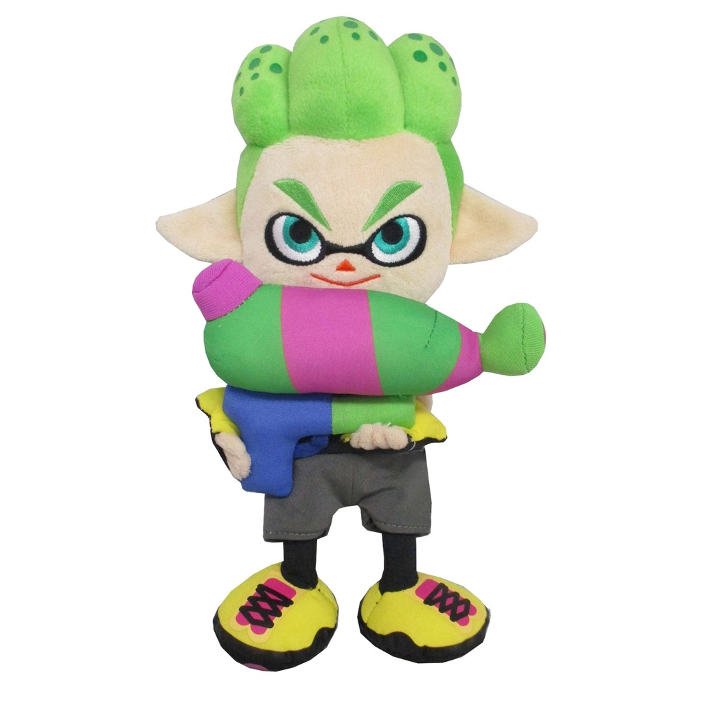 [XY-T1071] Inkling Boy Neon Green 9" Plush