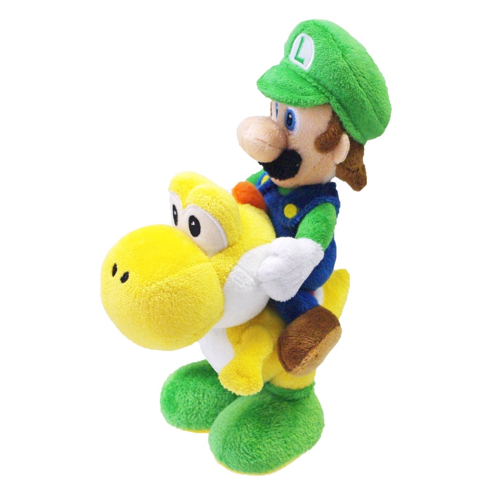[XY-T1255] Luigi Riding Yoshi 8" Plush