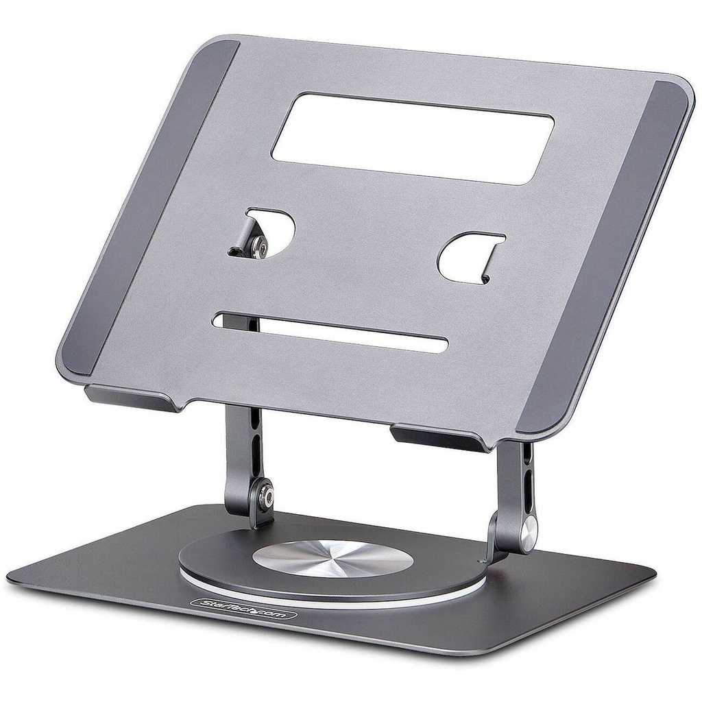 StarTech Rotating Laptop Stand, 360 Swivel, Ergonomic Desk Riser for C