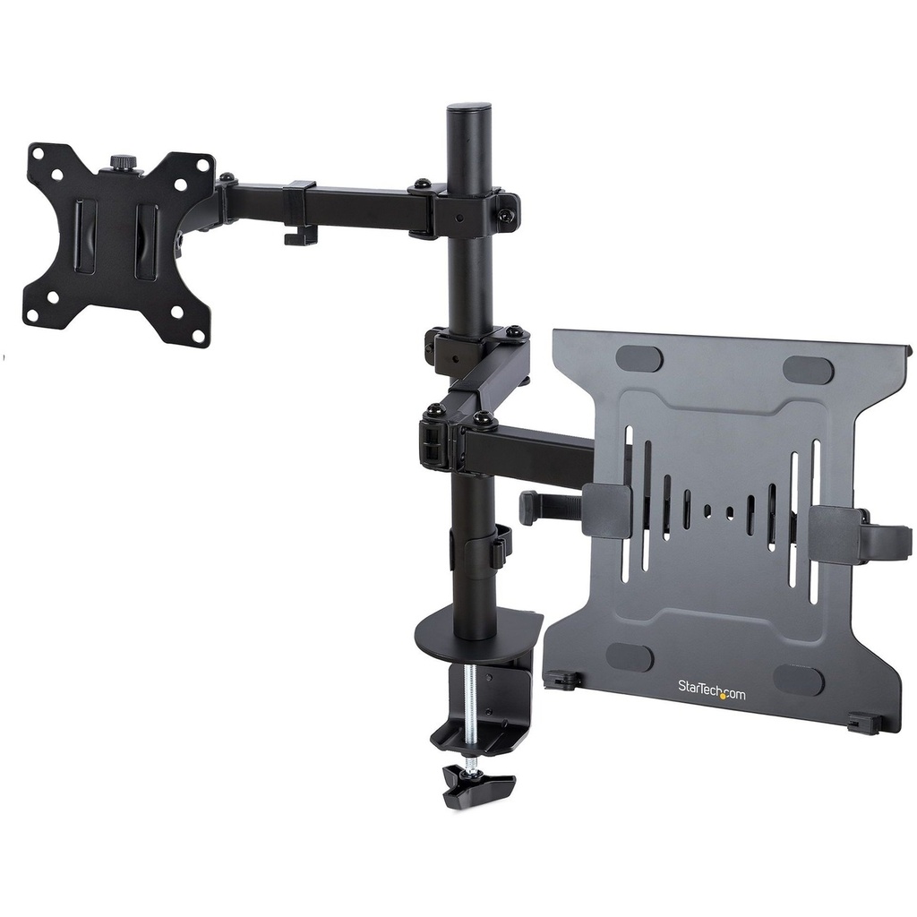 StarTech Monitor Arm with VESA Laptop Tray, For a Laptop & Single Disp