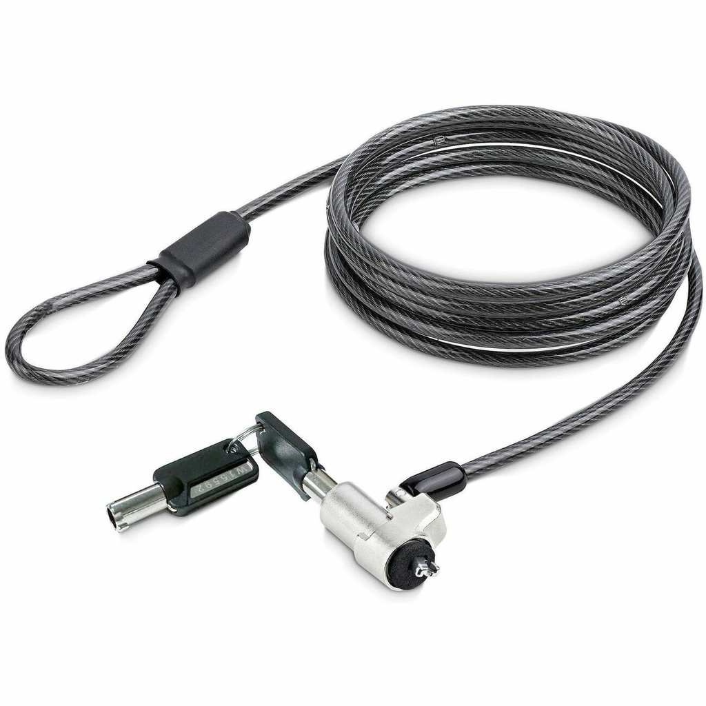 StarTech Laptop Cable Lock 6Ft Compatible w/Noble Wedge®; Anti-Theft K