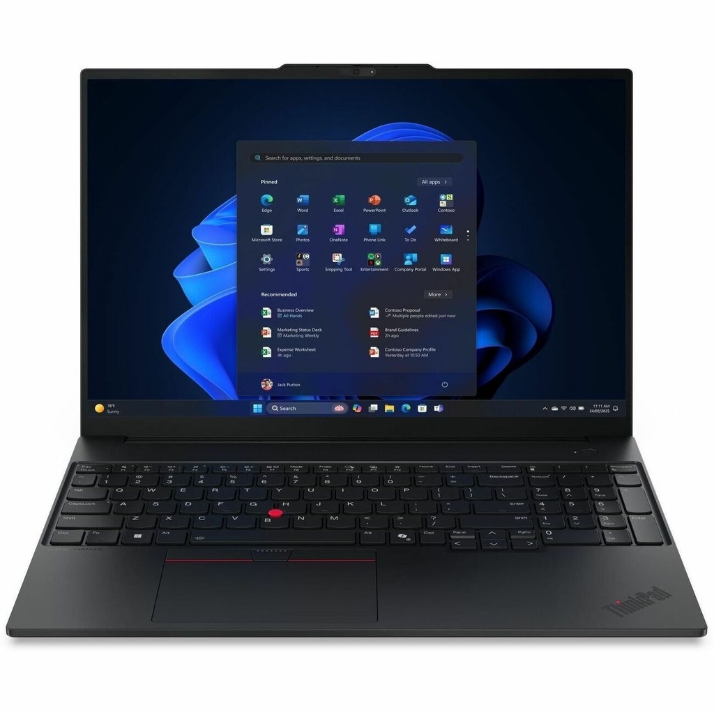 Lenovo ThinkPad E16 Gen 3 21TF001HUS 16" Notebook - WUXGA - 60 Hz - In