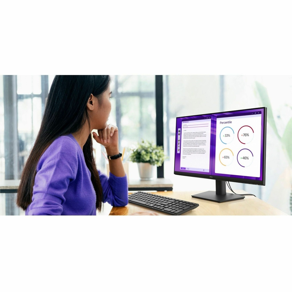 Dell Pro E2425HM 24" Class Full HD LED Monitor - 16:9 - Black