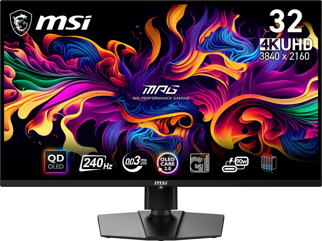 [DH-MPG321URXQDOLED] MSI MPG 321URX QD-OLED 32" Class 4K UHD Gaming OLED Monitor - 16:9 - B