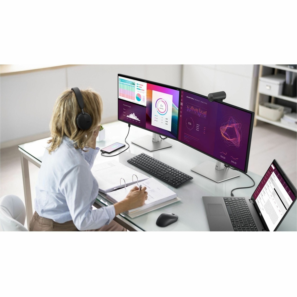 [DH-P2425HE] Dell P2425HE 24" Class Full HD LED Monitor - 16:9 - Black, Silver
